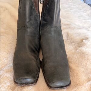 Men's Mark Nason Black/Brown Leather Ankle Boots